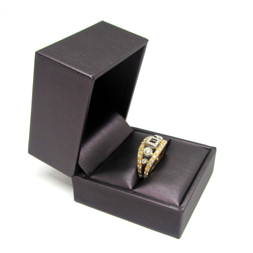 Sortija oro y diamantes - Image 11