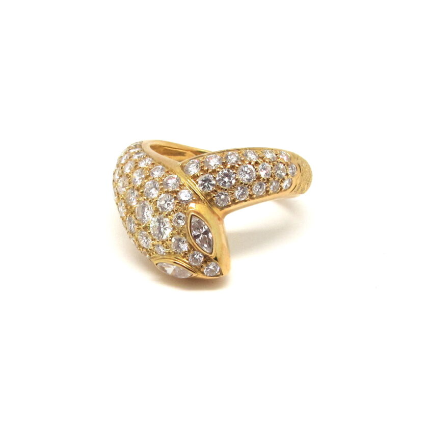 Sortija Serpiente con Diamantes