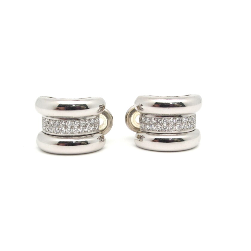 Pendientes Chopard Oro Blanco y Diamantes