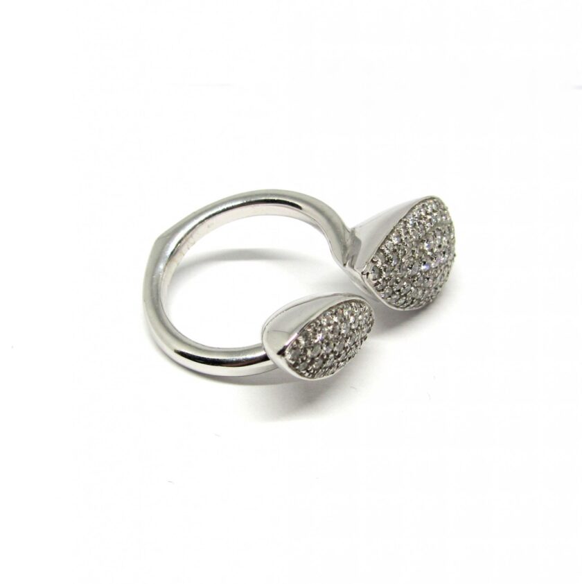 Sortija Tu y Yo con Pavé de Diamantes - Image 3