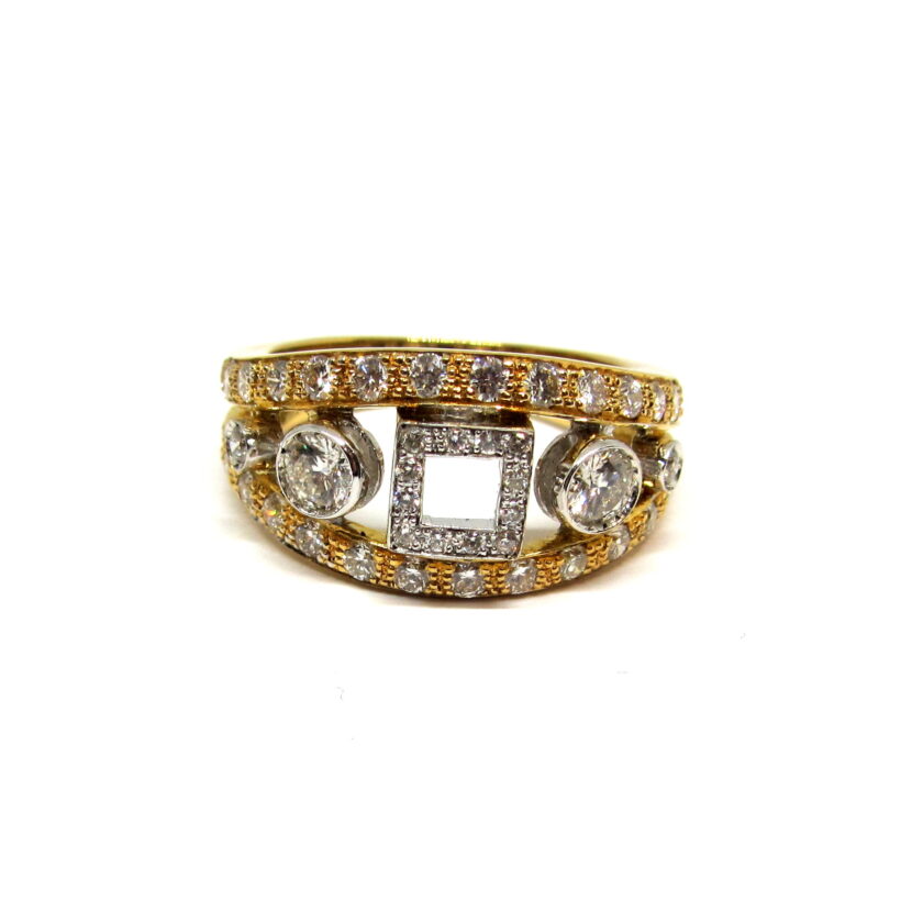 Sortija oro y diamantes - Image 10