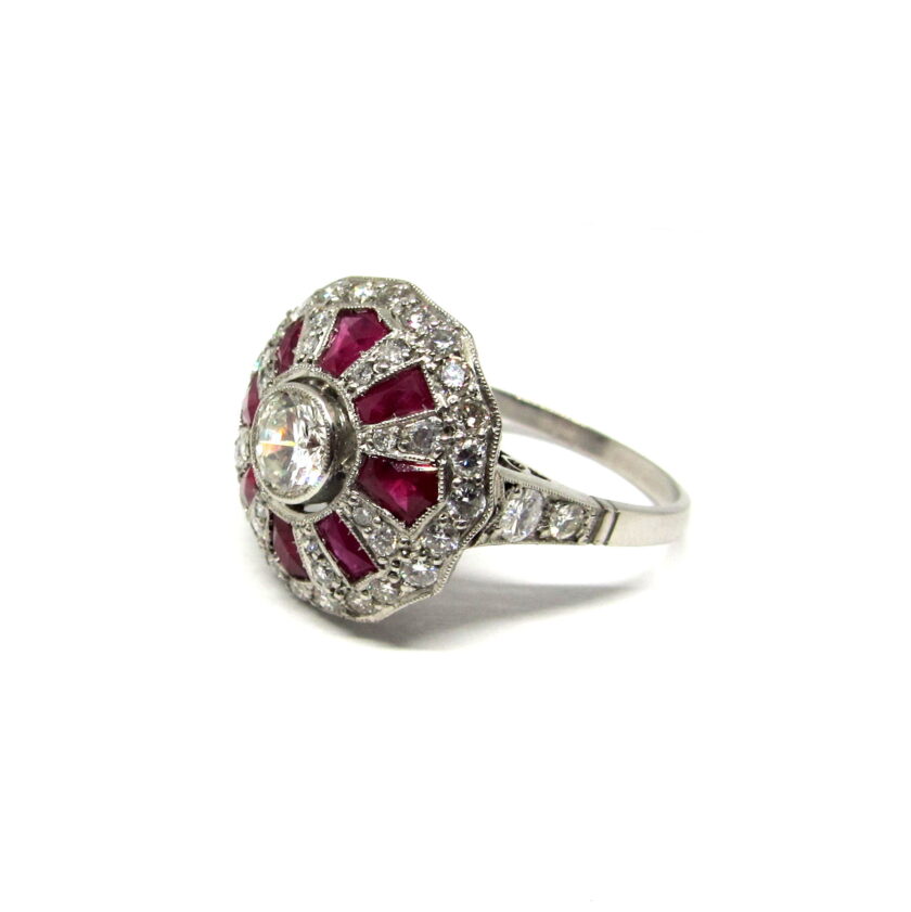 Sortija diamantes y Rubis - Image 2