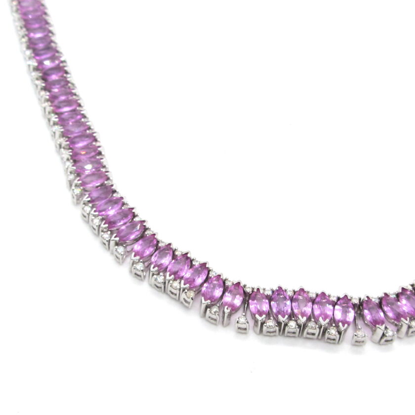 Gargantilla Zafiros Rosa - Image 2