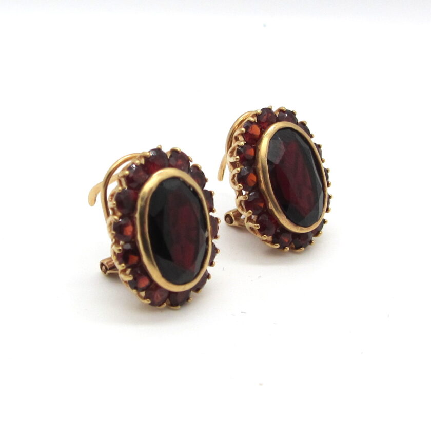 Pendientes Granate