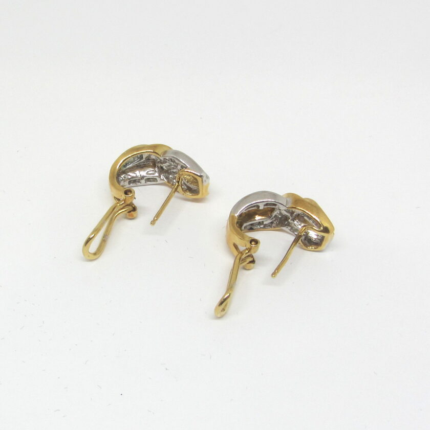 Pendientes oro amarillo con brillantes - Image 4