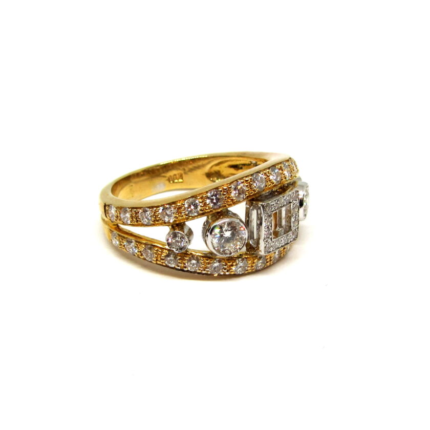 Sortija oro y diamantes - Image 7