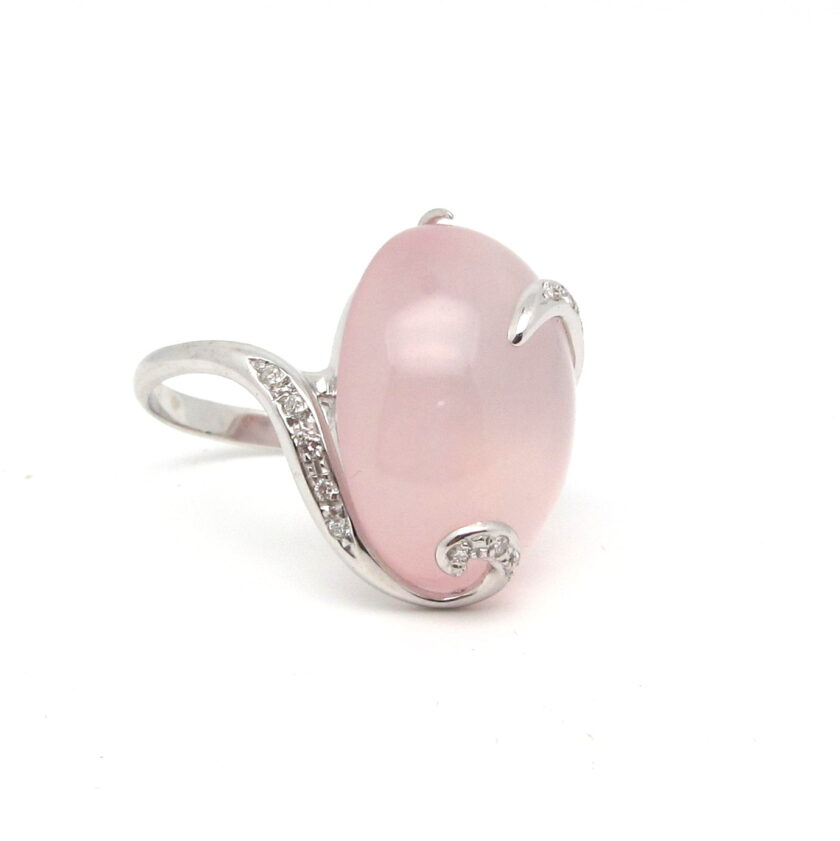 Sortija Cuarzo Rosa
