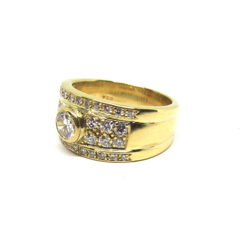 Sortija Oro Amarillo y Diamantes - Image 2