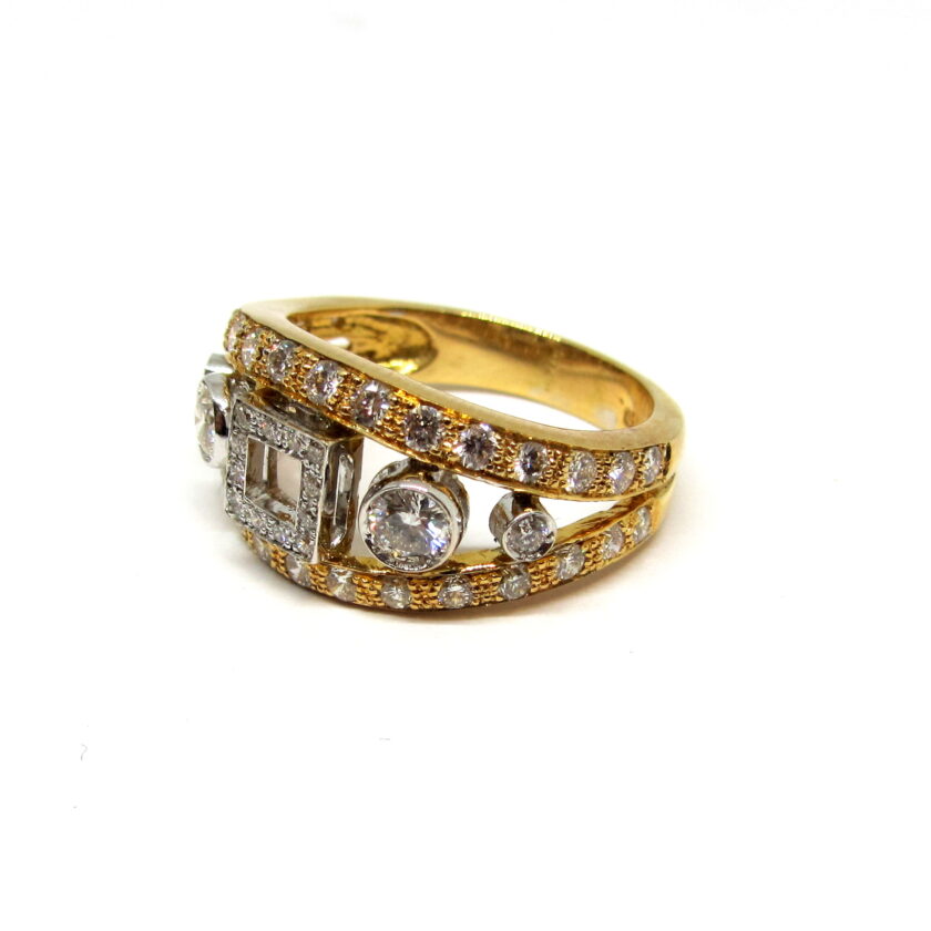 Sortija oro y diamantes - Image 8