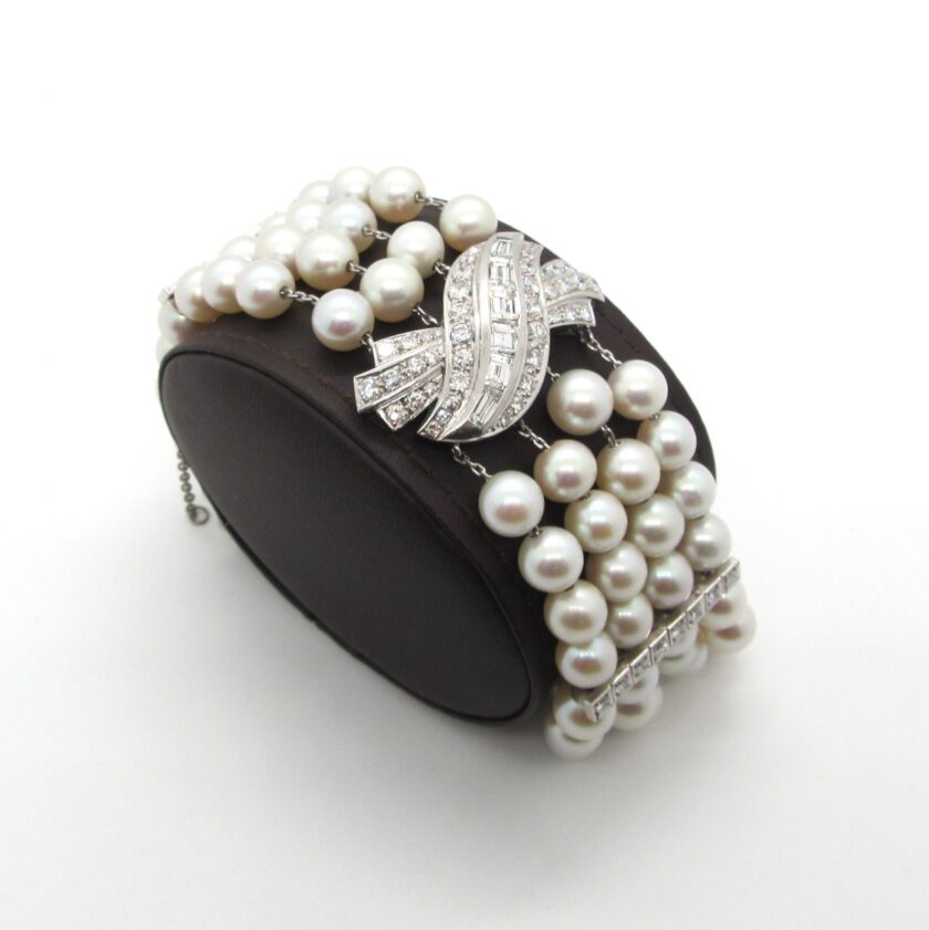 Brazalete perlas y diamantes - Image 4