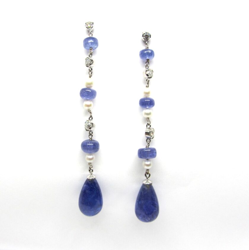 Pendientes Zafiro Perlas - Image 6
