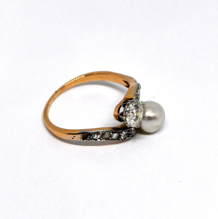 Sortija oro y diamante - Image 3
