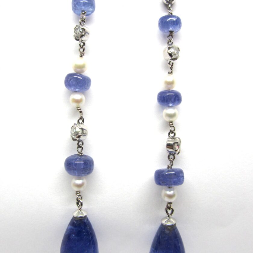 Pendientes Zafiro Perlas - Image 3