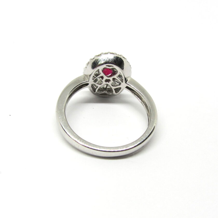 Sortija rubi y diamantes - Image 4