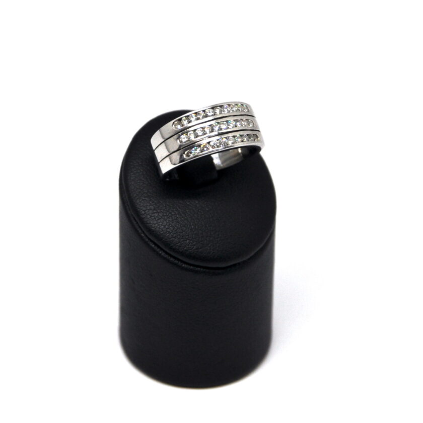 Sortija Oro y Filas de Diamantes - Image 9
