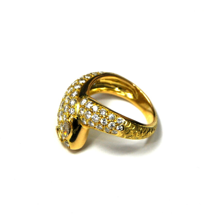Sortija Serpiente con Diamantes - Image 6