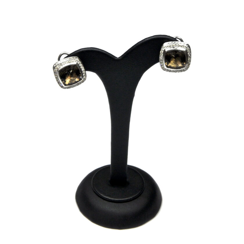 Pendientes Cuarzo Fume - Image 4