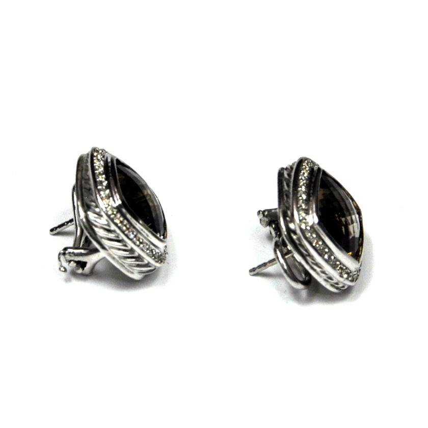 Pendientes Cuarzo Fume - Image 2