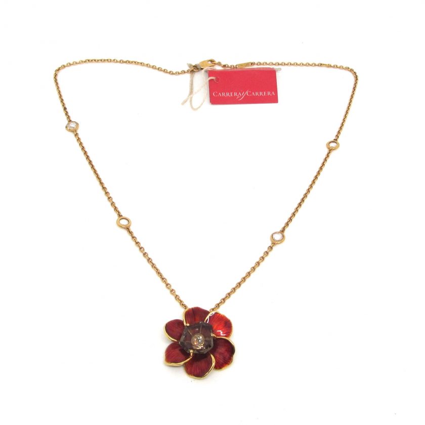Collar Carrera y Carrera Gardenias