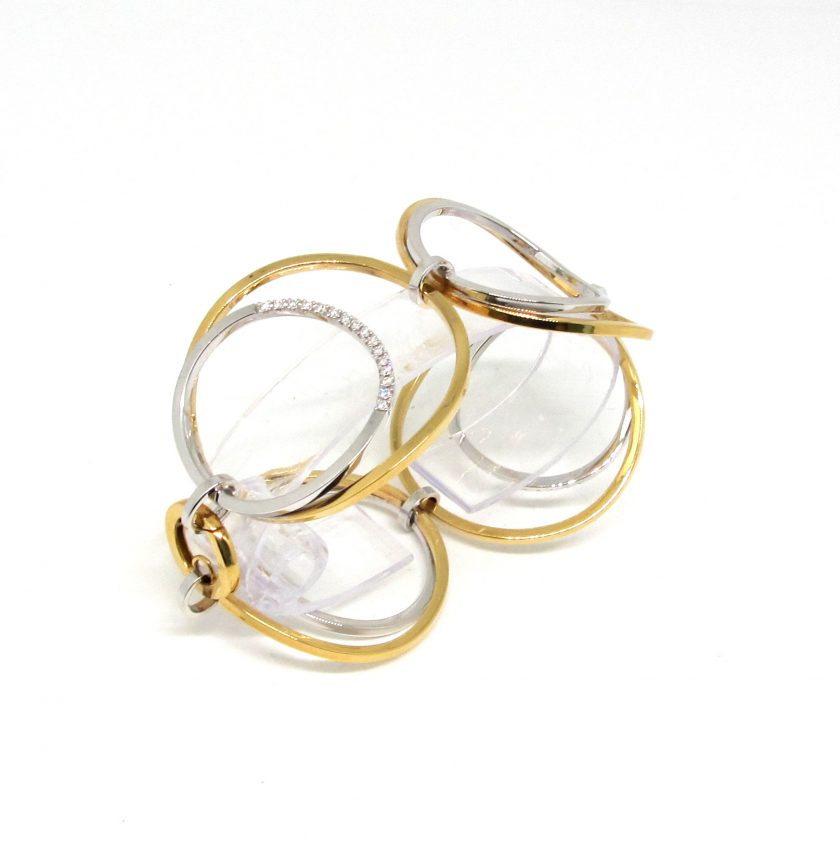 Brazalete Pesavento Círculos y Brillantes - Image 2