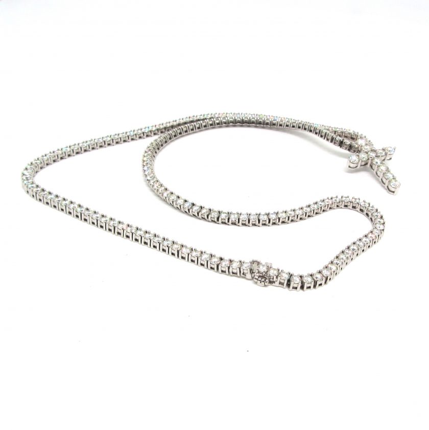 Collar y colgante de diamantes - Image 3