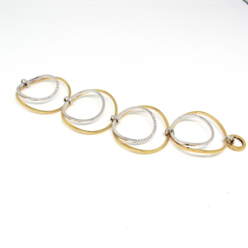 Brazalete Pesavento Círculos y Brillantes - Image 3