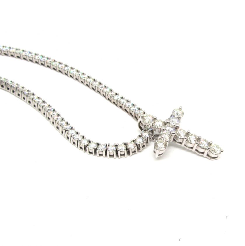 Collar y colgante de diamantes - Image 4