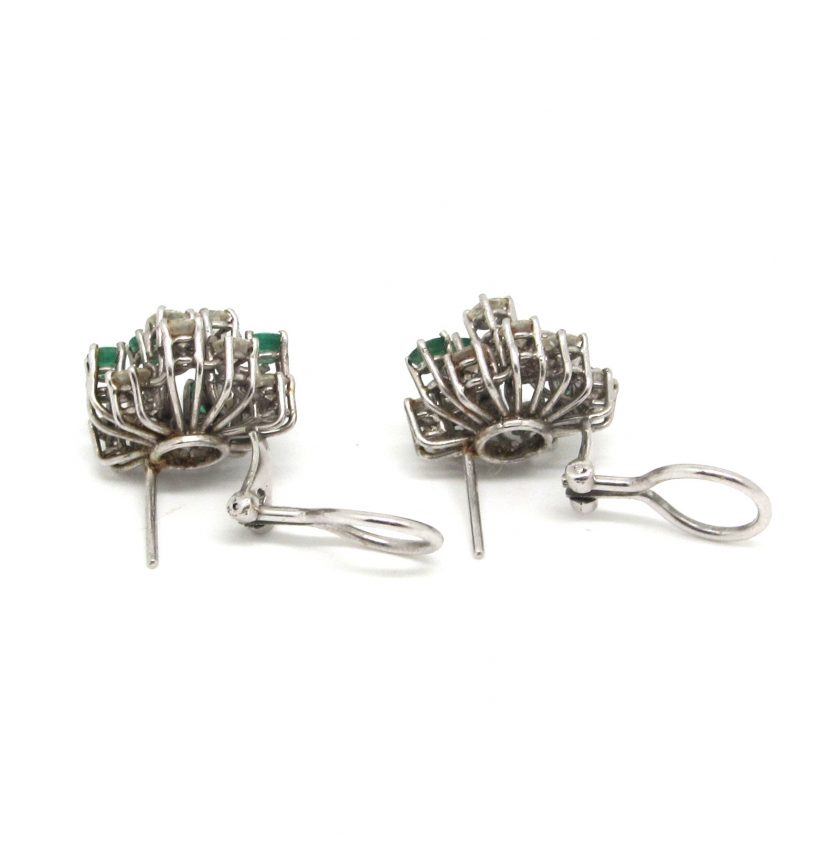 Pendientes Diamantes y esmeraldas - Image 3