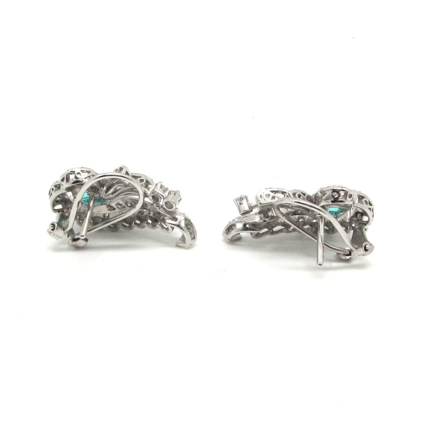 Pendientes Esmeralda y Diamantes - Image 4