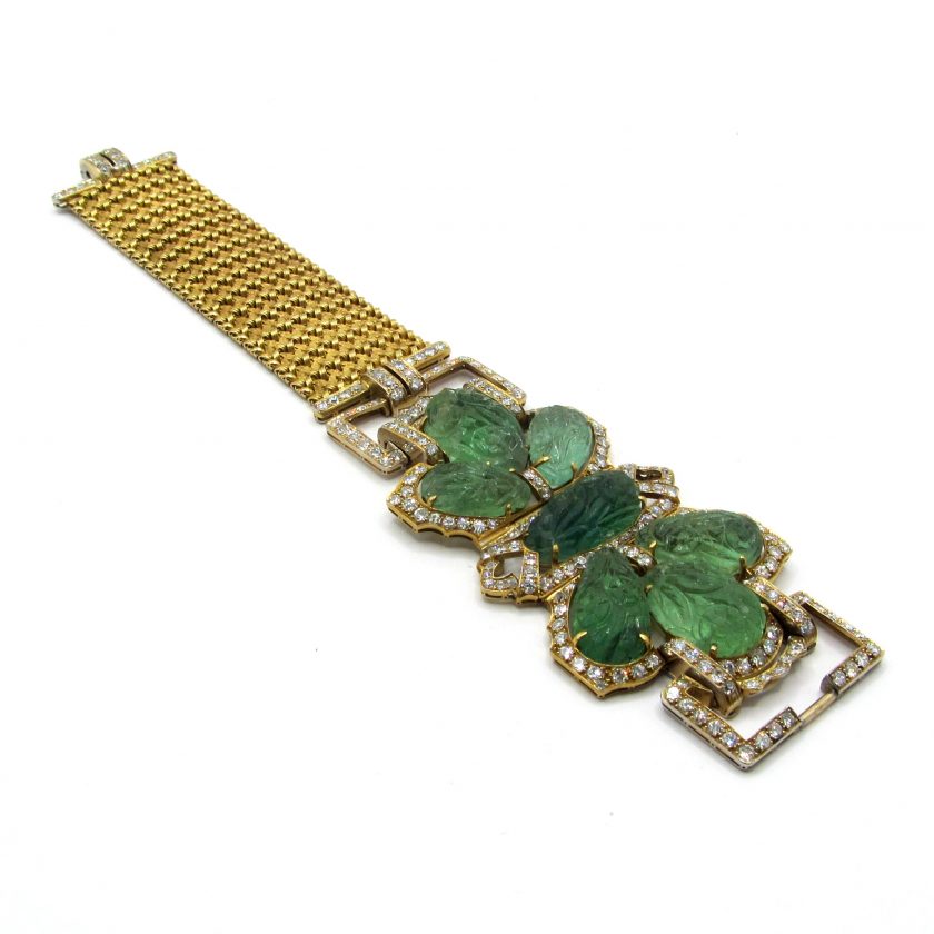 Brazalete Jade y brillantes - Image 4