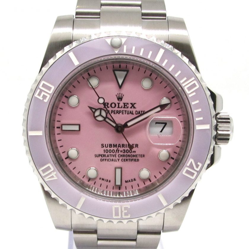 Rolex 116610LN Submariner Date Dial After Setting