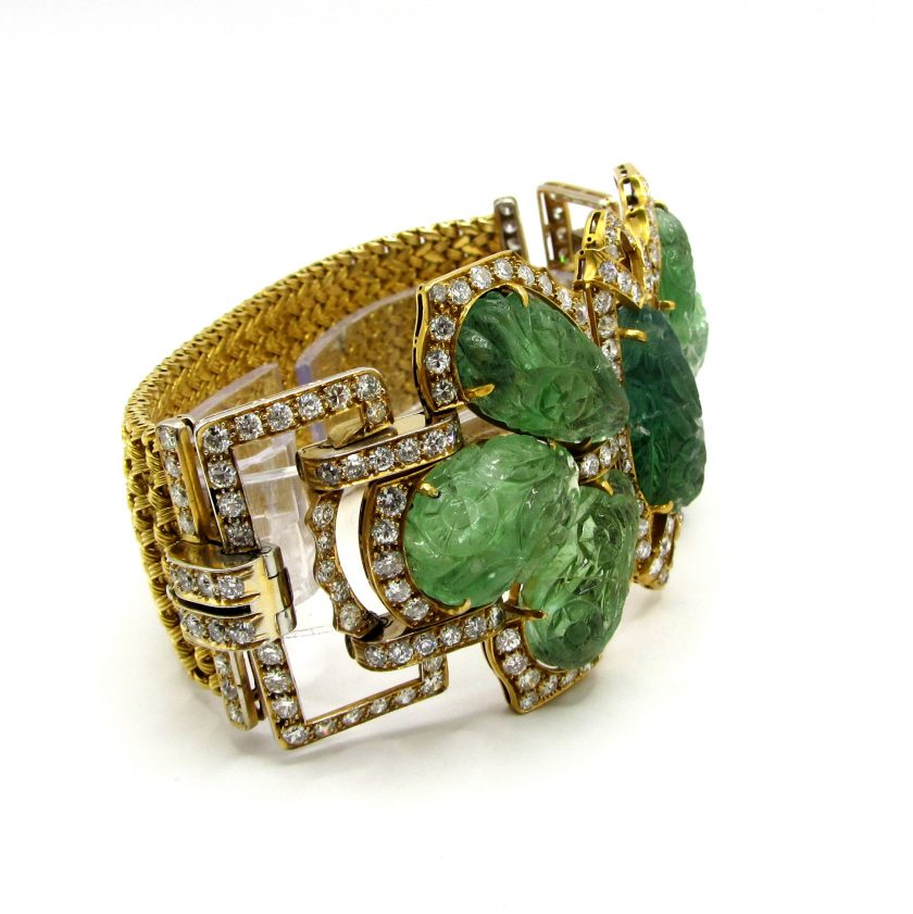 Brazalete Jade y brillantes - Image 6