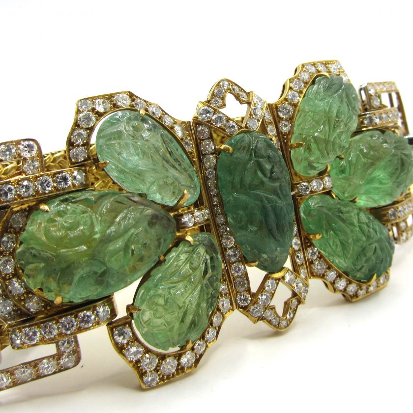 Brazalete Jade y brillantes - Image 5