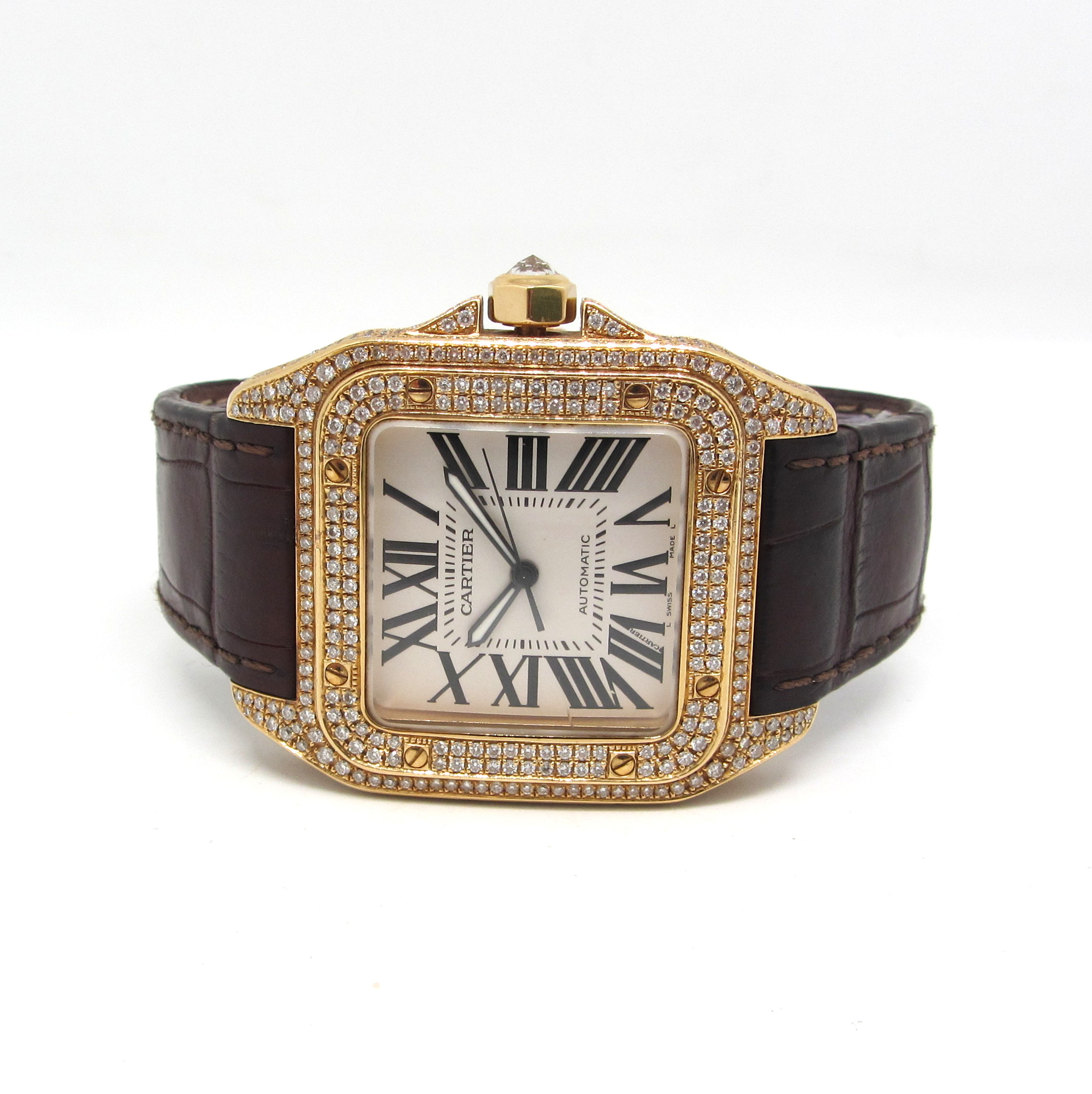 Cartier Santos 100 XL After Setting - Image 2