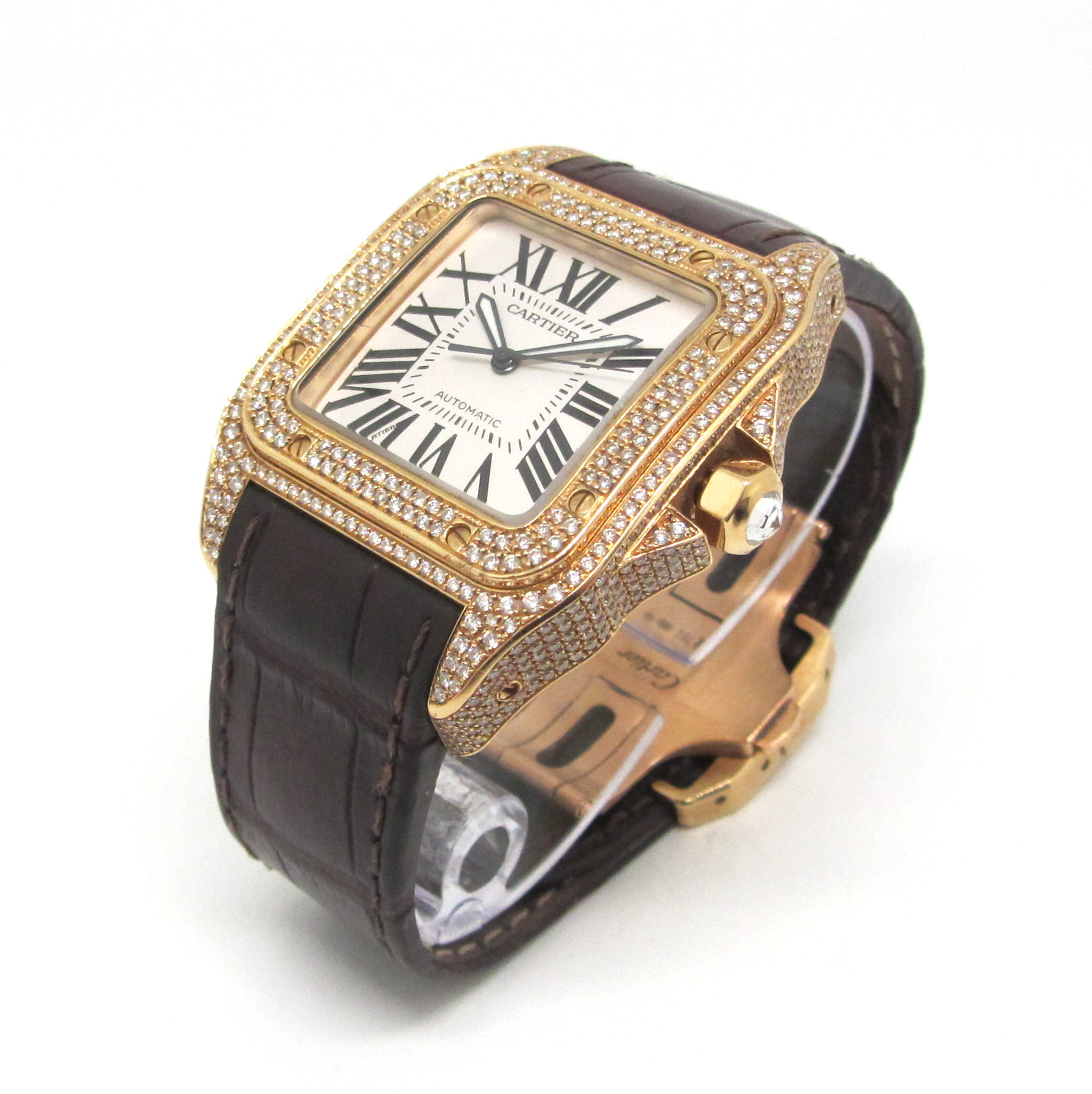 Cartier Santos 100 XL After Setting - Image 5