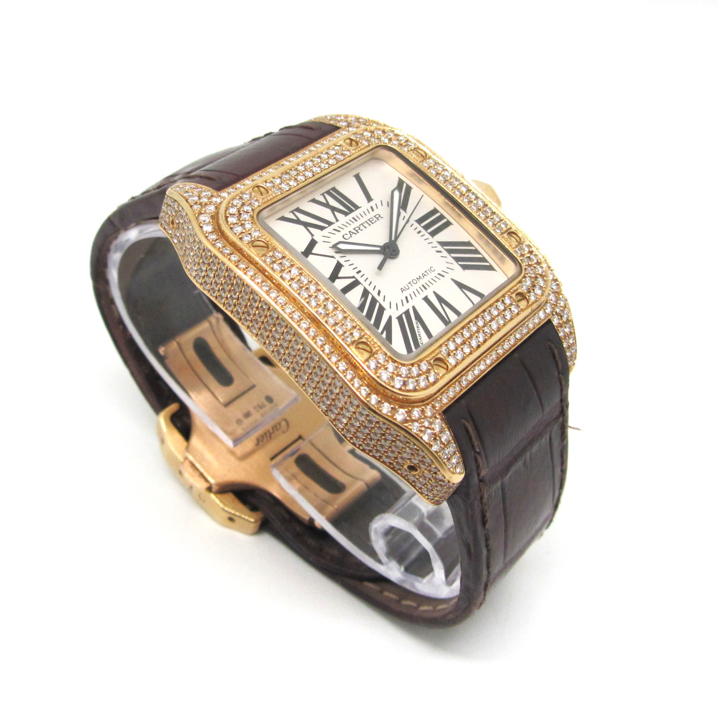 Cartier Santos 100 XL After Setting - Image 6