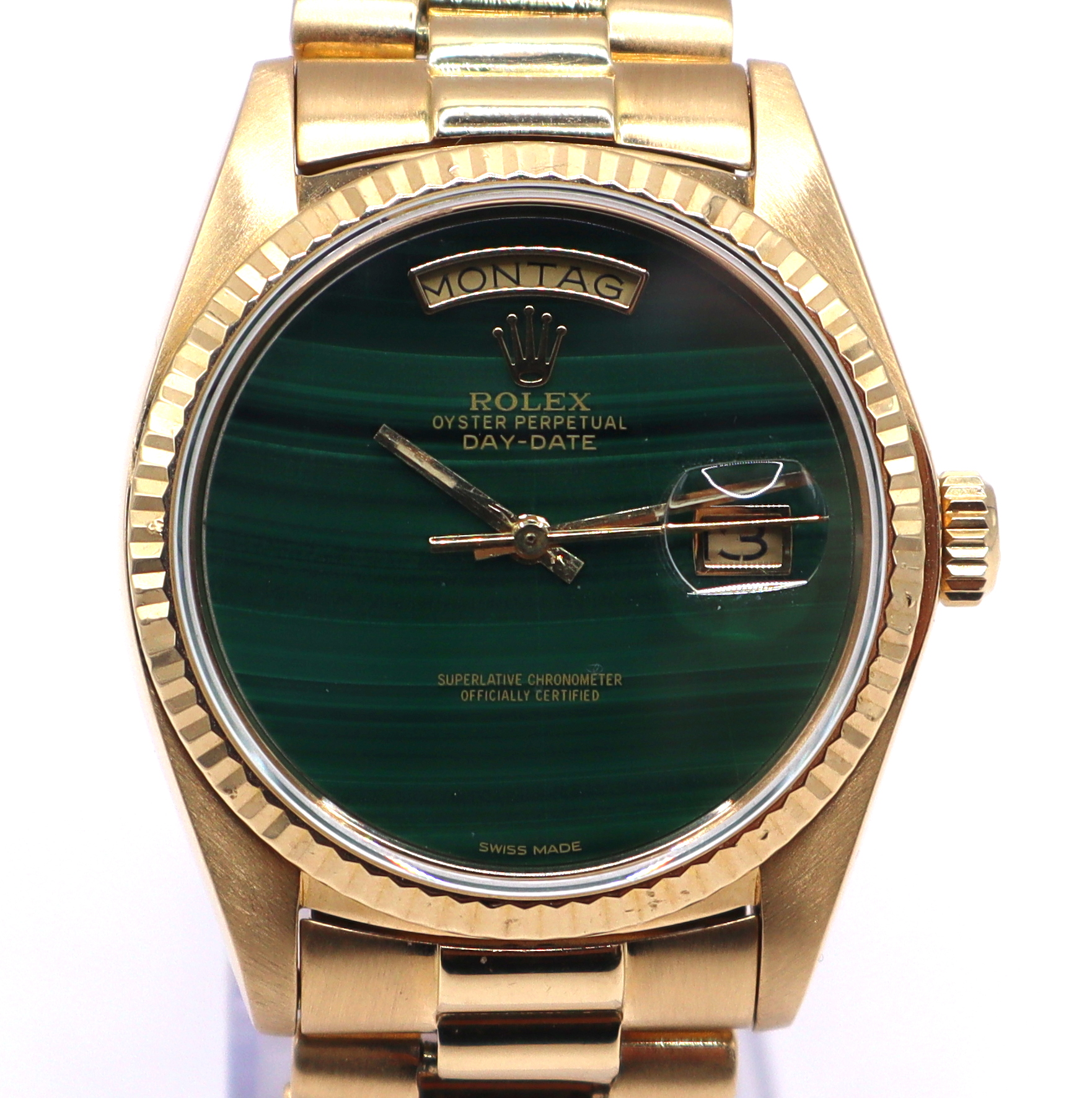 Rolex 18038 Day-Date 36 Dial After Setting