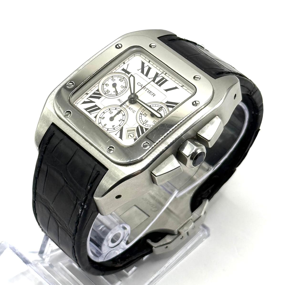 Cartier Santos 100 Xl Chronograph - Image 3