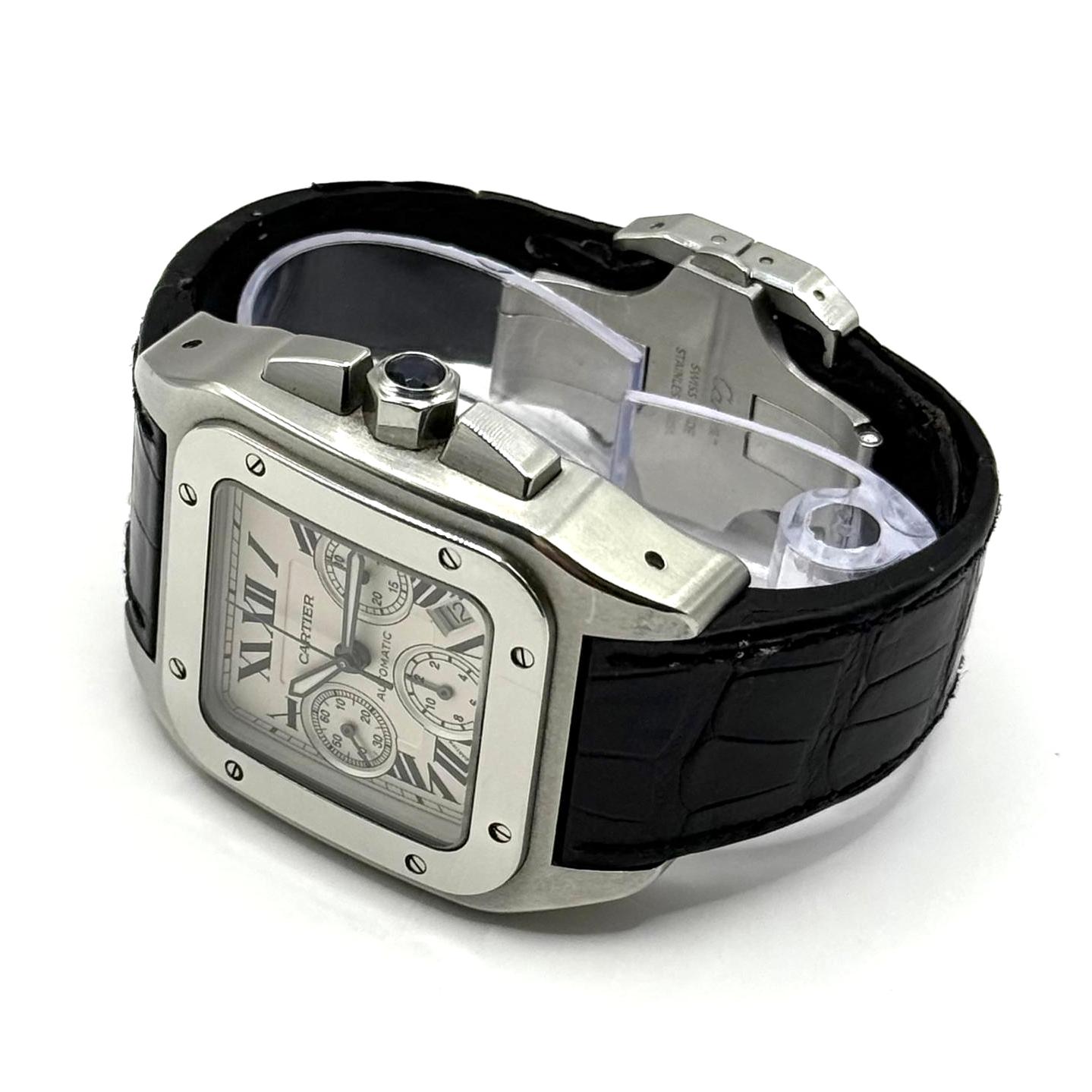 Cartier Santos 100 Xl Chronograph - Image 5